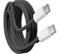 KP TECHNOLOGY 60W Fast Charger Cable for Honor MagicPad 4 / MagicPad 3, 2 / Honor Pad X7 / Pad 10 / X9a / V9 / X8a / 9 / X9 / 8 / X8 / Huawei MatePad 12.2/12 X / 11.5 S, USB C Cable (BLACK, 1M)