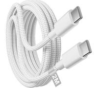 KP TECHNOLOGY 60W Fast Charger Cable for Honor MagicPad 4 / MagicPad 3, 2 / Honor Pad X7 / Pad 10 / X9a / V9 / X8a / 9 / X9 / 8 / X8 / Huawei MatePad 12.2/12 X / 11.5 S, USB C Cable (WHITE, 2M)