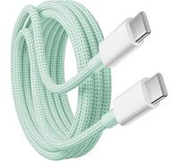 KP TECHNOLOGY 60W Fast Charger Cable for Xiaomi 15 - Ultra/Mix Flip / 13T, 14T - Pro - Ultra/Redmi Note 14, 13, 12 / A5 13C 14C / POCO M7, X7, F7 - Pro - Ultra / C85 / C75 C71 C65 (GREEN, 1M)