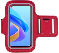 KP TECHNOLOGY Armband Case for Motorola Moto G56 5G / Moto G86 5G / Moto G86 Power 5G - Running, Biking, Hiking, Canoeing, Walking, Horseback Riding and other Sports (RED)