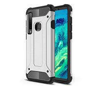 KP TECHNOLOGY Case Compatible with Samsung Galaxy A9 2018, Rugged TPU/PC Hybrid Armor, Anti-Scratch PC Back panel + Shockproof Flexible TPU bumper for Samsung Galaxy A9 2018 (SILVER)