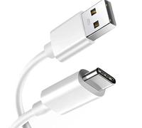 KP TECHNOLOGY Charger Cable for Xiaomi Redmi Buds 8 (Pro) (Lite) / OpenWear Stereo Pro/Buds 6, 5 (Play) (Lite) (Active) (Pro) / OpenWear Stereo, [1m] USB C Charger (WHITE)