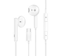 KP TECHNOLOGY Earphones For Honor Pad X9 - In-Ear Headphones Earbuds with USB Type C interface [Remote & Microphone] High Definition Sound for For Honor Pad X9 (WHITE)
