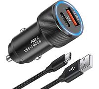 KP TECHNOLOGY Fast Car Charger for Samsung Galaxy Z Fold 7 / Z Flip 7 / Z Flip 7 FE / S25 Edge / A26 A36 A56 / S25, S24, S23 - FE - Plus - Ultra/Z Fold 6, 5 / Z Flip 6, 5 / A15 A05S A25 / A35 A55