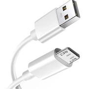 KP TECHNOLOGY Fast Charging Cable for Alcatel 1B 2022 / Alcatel 1S 1SE 2020 / Alcatel 1S 2021 / Alcatel 3L 2021 2020 / Alcatel 1B 2020 / Alcatel 1V 1C / Alcatel 3X 2020 [1m] Micro USB (WHITE)