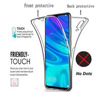 KP TECHNOLOGY Front and Back Case for Huawei P30 Transparent Crystal Clear Full Body PC Back + Silicone Front 360 Degree Ultra thin Premium TPU Protection Bumper Cover Case for Huawei P30