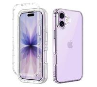 KP TECHNOLOGY Front and Back Case For iPhone 17 - (360°) Full Body Complete Protection Case For iPhone 17 (CLEAR)