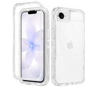 KP TECHNOLOGY Front and Back Case For iPhone 17e / 16e - (360°) Full Complete Protection iPhone 17e / 16e Case (CLEAR)