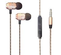 KP TECHNOLOGY Galaxy A40 - Earphone Headphone Earbud Noise Isolating Headphones With 3.5mm Jack [Remote & Microphone] Strong Bass-Driven Stereo Sound For Samsung Galaxy A40 (GOLD)