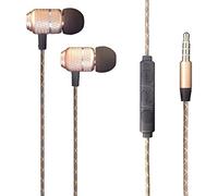 KP TECHNOLOGY Galaxy A52 5G - Earphones In-Ear Headphones Earbuds with 3.5mm Jack [Remote & Microphone] Noise Isolating, High Definition For Samsung Galaxy A52 5G (GOLD)