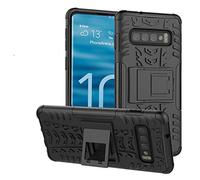KP TECHNOLOGY Galaxy S10e Case, Galaxy S10e Hybrid Case, Shockproof Builder Defender Tough Hard Heavy Duty Armor Back Case Cover With Stand for Galaxy S10e (BLACK)