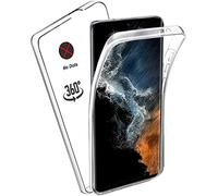 KP TECHNOLOGY Galaxy S22 Ultra Case - (360 Front + Back Protection) Full Complete Protection For Samsung Galaxy S22 Ultra (CLEAR)
