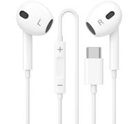 KP TECHNOLOGY In-Ear Earphones For Lenovo Idea One/Tab Pro Gen 2 / Tab Pro/Tab Plus / M10 / P11 / P12 / ThinkTab X11 Gen 1, Headphones with In-Line Remote Control (WHITE) (VDEAR-001)