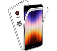 KP TECHNOLOGY iPhone SE 2022 / 2020 Case, Clear Transparent Flexible Slim Shockproof 360° Full Body TPU Gel Cover