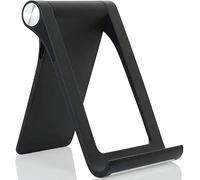 KP TECHNOLOGY Phone Stand, Multi Angle Adjustable Desktop Phone Holder Stand for Google Pixel 9a and all other Smart Devices up to 11 Inches (BLACK)