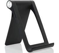 KP TECHNOLOGY Phone Stand, Multi Angle Adjustable Desktop Phone Holder Stand for Honor 90 / Honor 90 Lite and all other Smart Devices up to 11 Inches (BLACK)