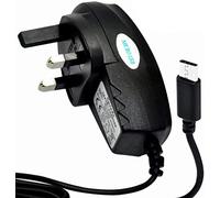 KP TECHNOLOGY Redmi 12C Charger Micro USB UK 3 Pin Mains Wall Plug Charger Adapter for Xiaomi Redmi 12C (Micro USB, Mains Charger) (BLACK)