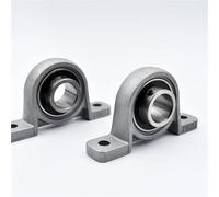 KP003 Inner Diameter 17mm Zinc Alloy Pillow Block Bearing 2Pcs