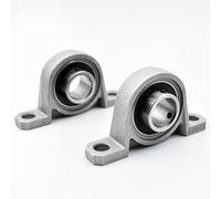 KP004 Inner Diameter 20mm Zinc Alloy Pillow Block Bearing 2Pcs