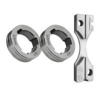 KP1696-035S V-Groove Drive Roll Kit for 0.035" Solid Wire, Compatible with Lincoln Power MIG 216, 255XT, 350MP, LN-15, LF-72, LN-25 PRO & Dual Power - Metal Construction, Easy Installation
