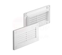 KP55 Ventilation Grille Insect Protection Square 55 x 110 mm White