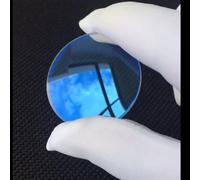 KPBRBYPBY Blue Double Dome Watch Glass - 2.0mm Thick Mineral Glass with Anti-Reflection Coating, 40-42.5mm Diameter(41.5mm)