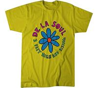 KPE De La Soul 3 Feet High and Rising Promo T-Shirt Hip-Hop Native Tongu Yellow Medium