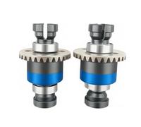 Kpeaoy Metal Differential Front And Rear Compatible With Arrma 1/18 | Steel Diffs Replace #ARA311177V2,Compatible With GROM & 1/12 AWD Granite Typhon GROM 1/14 Mojave(Blue)