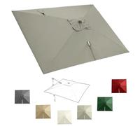 KPEGAXS 8 10 13ft Cantilever Umbrella Replacement Canopy Square Patio Umbrella Top Cover Offset Umbrella Replacement Fabric 8 Ribs Fade Resistant(Sand,3x3m (10x10ft))