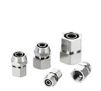 KPF Female Pneumatic Fitting 1/8 1/4 3/8 1/2 4mm 6mm 8mm Quick PCF Connector Hose Fittings Tube Connectors 1Pcs(OD 12MM,1l8)