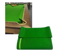 KPHYMOD 9ft Green Pool Table Felt Billiard Cloth with 6 Cloth Strips For Home Game Room Bar Leisure Club Billiard Tables, Easy To Cut & Install