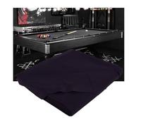 KPHYMOD Billiard Cloth 9ft Pool Table Felt with 6 Cloth Strips, Smooth Wear-Resistant Surface for Home/Bar Game Room, Anti-Slip Billiard Table Cover(Black)