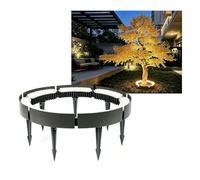 KPHYMOD DC 24V Outside Light for Palm Tree, IP65 Waterproof Expandable Ring Lights, Die-cast Aluminum Landscape Uplights for Yard Garden Decor(Green,7 Packs)