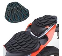 KPIRXO 2 Pcs Motorcycle Seat Cushion for BMW M 1000 XR Sport 2024, With Straps 3D Motorcycle Seat Cushion Relieve Stress Ventilation Motorcycle Seat