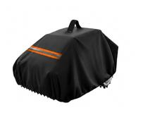 KPIRXO Cover for Robotic Lawnmower for Flymo EasiLife Go 400, Waterproof UV-Resistant Dustproof Oxford Cloth Robot Mower Cover for Outdoor Use,Orange Reflective Strip