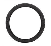 KPIRXO Steering Wheel Cover for Chevrolet Suburban LS Suburban LT Suburban Premier, Anti-Slip Breathable, Stylish Comfortable, Full Wrap Suede Steering Wheel Protector,O-Black