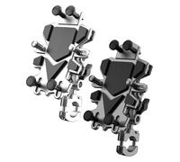 KPKDCDNTF 4.7-7.2 Inch Phones Adjustable Motorcycle Phone Holder Shockproof Cell Phone Support Stands Motorbike Cellphone Mount Navigation Bracket Gps(2pcs)