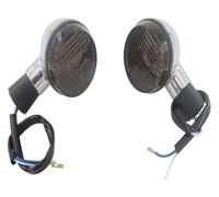 KPKDCDNTF For Shadow 400 750 Vtx1300 Vtx1800 Front Turn Signal Black Indicator Motorcycle Rear Turn Light Electroplating Turning Indicators(Smoke 1 set)