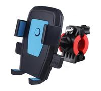 KPKDCDNTF Motorcycle GPS Navigation Bracket GPS Navigation Bracket Bicycle Phone Holder Stand Auto Lock Mobile Motor Bike Handlebar Clip Mount(Blue)