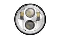 KPKDCDNTF Motorcycle Headlight For T&riumph For Thunderbird For Rocket For Roadster 2012-2015 Motorcycle Headlight 1pcs 5.75 Inch Projector Halo Angel Eyes Headlamp Headlamp(Sliver)