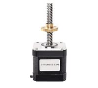 KPKPK High Precision Two Phase Four Wire Screw Stepper Motor 17HS4401S-T8, 1.5A, 100-400mm for Automated Equipment(T8-100mm Lead 8)