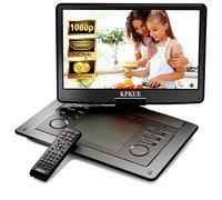 KPKUE 18” Portable DVD Player with 15.6-inch 1080P Swivel Screen, HDMI Input, Large Matte Monitor Protect Eyes, 4-Hour Battery Life, Region Free, Support Multi-Disc, Type-C, USB&SD Card for Road Trip