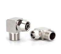 KPL 4-M5 M6 Pneumatic Fitting Quick Fast for Air Hose Connector Tube OD 4 6 8 10 12MM Thread 1/8 1/4 3/8 1/2 Perslucht Fittings 1Pcs(12MM,1/8")