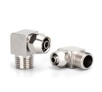 KPL 4-M5 M6 Pneumatic Fitting Quick Fast Hose Connector Tube OD 4 6 8 10 12MM Thread 1/8 1/4 3/8 1/2 Fittings 1Pcs(8MM,3/8")