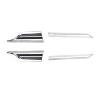KPLYDSASTD Car Side Wing Fender Door Emblem Badge Sticker Trim Accessories Compatible With VW Compatible With Tiguan Mk2 Compatible With 4 Motion Compatible With 4Motion 4X4 2021-2017 Chrome style