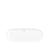 KPM Berlin LAB Oval Long Plate 35 cm Porcelain Serving Plate or Tray Handmade White in Gift Box