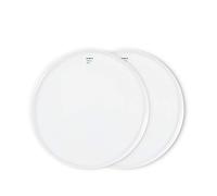 KPM Berlin LAB Plate Set 19 cm 2-Piece Porcelain Dinner Plate Porcelain Plate Handmade White in Gift Box