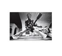 KPOKAHT Chuck Berry Painting On Canvas Wall Art Poster Scroll Picture Print Walls Decor Home Posters 08x12inch(20x30cm)