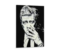 KPOKAHT David Lynch Black And White Portrait Wall Art Picture Painting Poster Canvas Print Posters Artworks Room Decor 12x18inch(30x45cm)