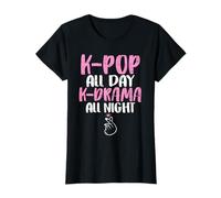 Kpop All Day KDrama All Night Funny Kpop Korean Drama Lovers T-Shirt